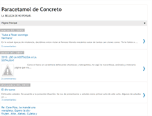 Tablet Screenshot of paracetamoldeconcreto.blogspot.com