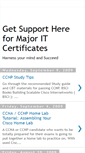 Mobile Screenshot of cisco-certificates.blogspot.com