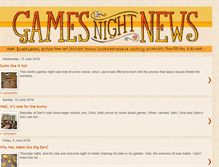 Tablet Screenshot of gamesnightnews.blogspot.com