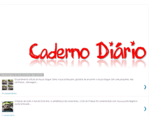 Tablet Screenshot of caderninhodiario.blogspot.com