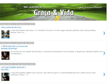 Tablet Screenshot of gracaevida2.blogspot.com