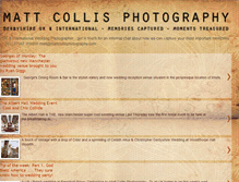 Tablet Screenshot of mattcollisphotography.blogspot.com