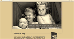 Desktop Screenshot of postcardsneverwritten.blogspot.com