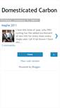 Mobile Screenshot of domesticatedcarbon.blogspot.com