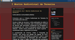 Desktop Screenshot of mostraaudiovisualdeteresina2010.blogspot.com