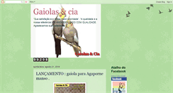 Desktop Screenshot of gaiolasecia.blogspot.com