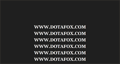 Desktop Screenshot of dotafox.blogspot.com