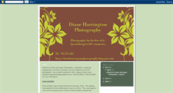 Desktop Screenshot of dianeharringtonphotography.blogspot.com