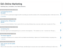 Tablet Screenshot of edsonlinemarketing.blogspot.com