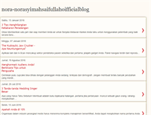 Tablet Screenshot of nora-norasyimahsaifullahoifficialblog.blogspot.com