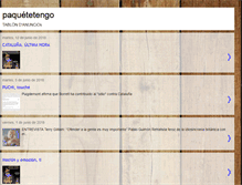 Tablet Screenshot of paquetetengo.blogspot.com