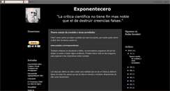 Desktop Screenshot of exponentecero.blogspot.com