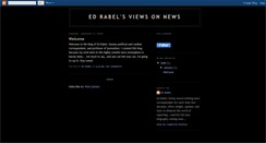 Desktop Screenshot of edrabelsviewsonnews.blogspot.com