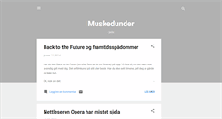 Desktop Screenshot of muskedunder.blogspot.com
