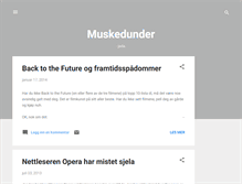 Tablet Screenshot of muskedunder.blogspot.com