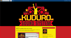 Desktop Screenshot of kuduro-sound-system.blogspot.com