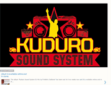 Tablet Screenshot of kuduro-sound-system.blogspot.com