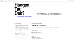 Desktop Screenshot of hangpataudak.blogspot.com