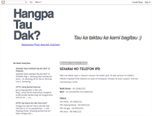 Tablet Screenshot of hangpataudak.blogspot.com