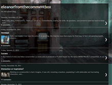Tablet Screenshot of eleanorfromthecommentbox.blogspot.com