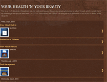 Tablet Screenshot of livelifehealthyway.blogspot.com