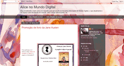 Desktop Screenshot of alicenomundodigital.blogspot.com