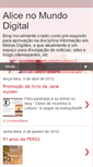 Mobile Screenshot of alicenomundodigital.blogspot.com