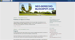 Desktop Screenshot of neo-derecho.blogspot.com