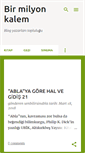 Mobile Screenshot of birmilyonkalem.blogspot.com