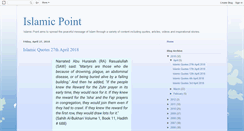 Desktop Screenshot of islamicpoint.blogspot.com