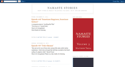 Desktop Screenshot of namaste-stories.blogspot.com