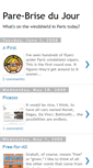 Mobile Screenshot of parebrisedujour.blogspot.com