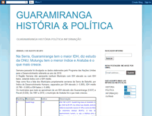 Tablet Screenshot of guaramirangahistriapoltica.blogspot.com