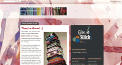 Desktop Screenshot of giveastitch.blogspot.com