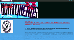 Desktop Screenshot of agrupacion-montoneros-cordoba.blogspot.com