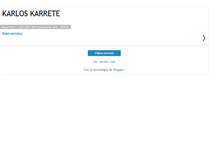 Tablet Screenshot of karloskarrete.blogspot.com