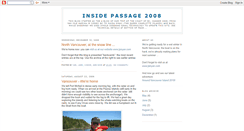 Desktop Screenshot of insidepassage2008.blogspot.com