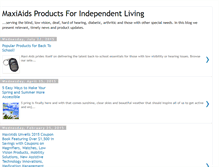 Tablet Screenshot of maxiaids.blogspot.com
