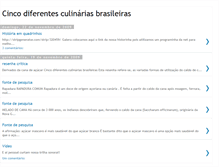 Tablet Screenshot of cincodiferentesculinariasbrasileiras.blogspot.com