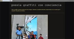 Desktop Screenshot of graffiti-poesia-conciencia.blogspot.com