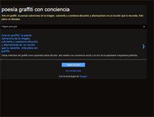 Tablet Screenshot of graffiti-poesia-conciencia.blogspot.com