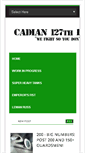 Mobile Screenshot of cadian127th.blogspot.com
