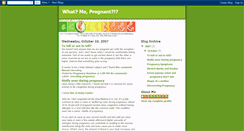 Desktop Screenshot of 411pregnancy.blogspot.com