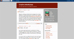 Desktop Screenshot of creativemindfulness.blogspot.com