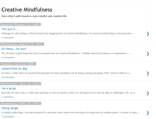 Tablet Screenshot of creativemindfulness.blogspot.com