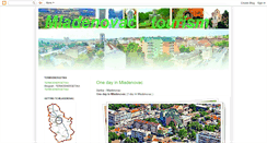 Desktop Screenshot of mladenovac-tourism.blogspot.com
