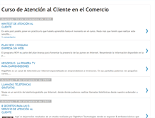 Tablet Screenshot of cursoatencionalcliente.blogspot.com