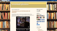 Desktop Screenshot of economiaprimero-luis.blogspot.com