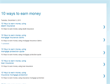 Tablet Screenshot of 10waystoearnmoneyonline.blogspot.com