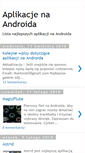 Mobile Screenshot of aplikacjeandroid.blogspot.com